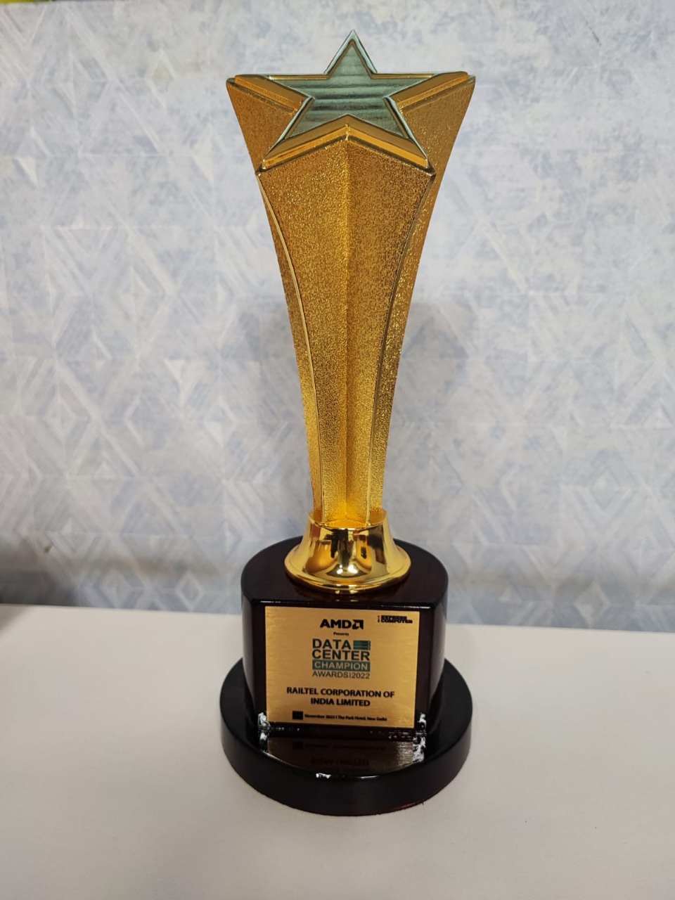 RailTel has been conferred with 'Data Centre Champion' Award.